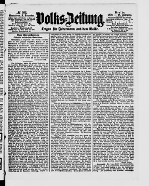 Volks-Zeitung on Dec 3, 1870