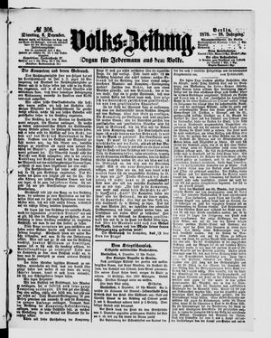 Volks-Zeitung on Dec 6, 1870