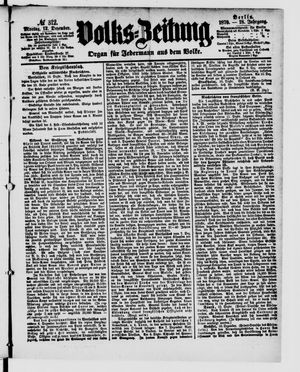 Volks-Zeitung on Dec 12, 1870