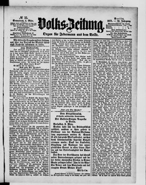 Volks-Zeitung vom 04.03.1871