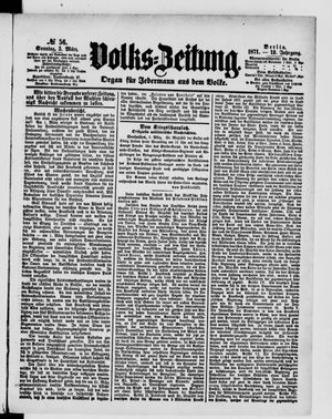 Volks-Zeitung on Mar 5, 1871