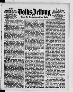 Volks-Zeitung vom 16.03.1871