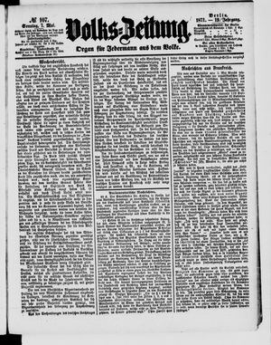 Volks-Zeitung vom 07.05.1871
