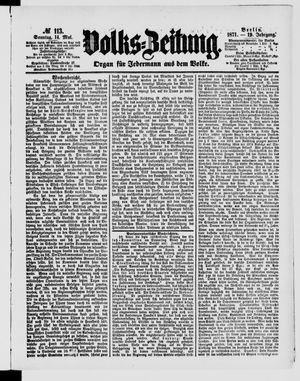 Volks-Zeitung vom 14.05.1871