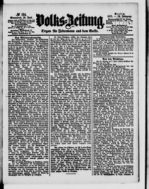 Volks-Zeitung vom 10.06.1871
