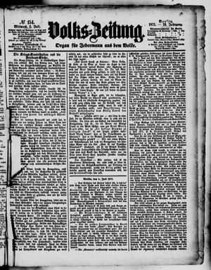Volks-Zeitung vom 05.07.1871