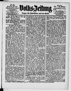 Volks-Zeitung vom 29.07.1871