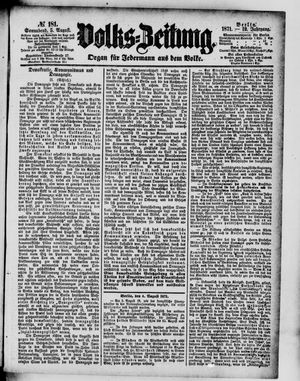 Volks-Zeitung vom 05.08.1871