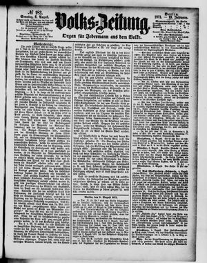 Volks-Zeitung vom 06.08.1871