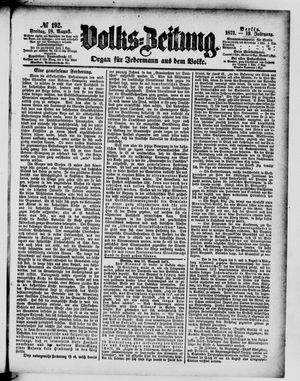Volks-Zeitung vom 18.08.1871