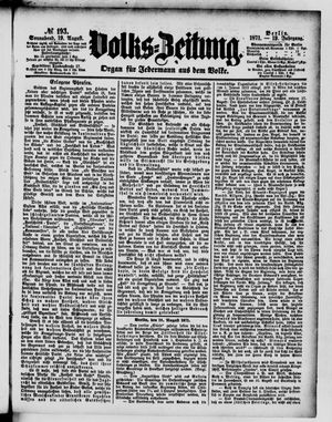 Volks-Zeitung vom 19.08.1871