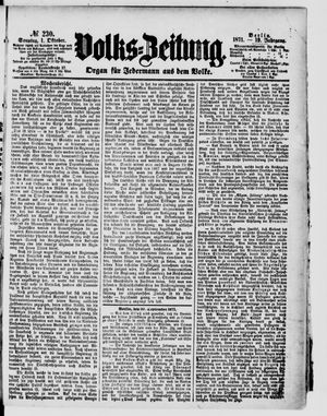 Volks-Zeitung on Oct 1, 1871