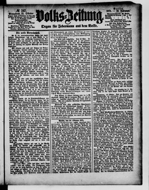 Volks-Zeitung vom 21.10.1871