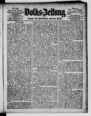 Volks-Zeitung vom 22.10.1871