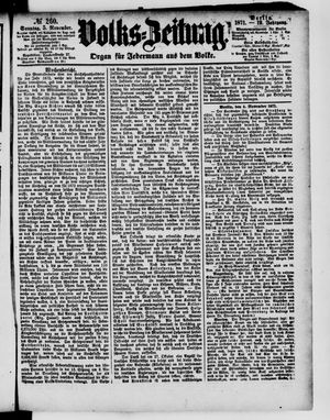 Volks-Zeitung vom 05.11.1871