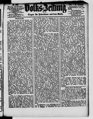 Volks-Zeitung vom 12.11.1871