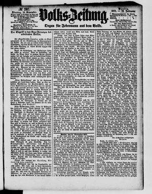 Volks-Zeitung on Nov 14, 1871