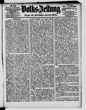 Volks-Zeitung vom 19.11.1871
