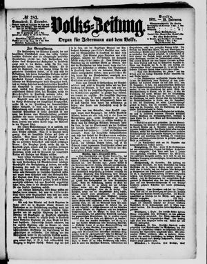 Volks-Zeitung vom 02.12.1871