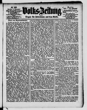 Volks-Zeitung vom 08.12.1871