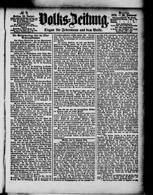 Volks-Zeitung on Jan 12, 1872