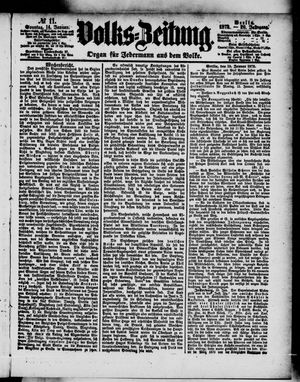 Volks-Zeitung on Jan 14, 1872