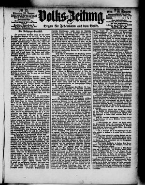 Volks-Zeitung on Jan 16, 1872