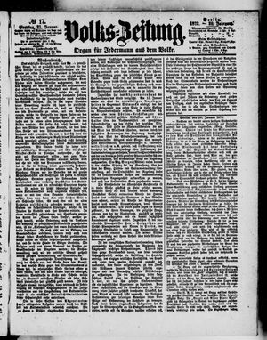 Volks-Zeitung on Jan 21, 1872