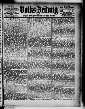 Volks-Zeitung vom 30.01.1872