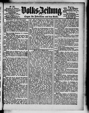 Volks-Zeitung vom 06.02.1872