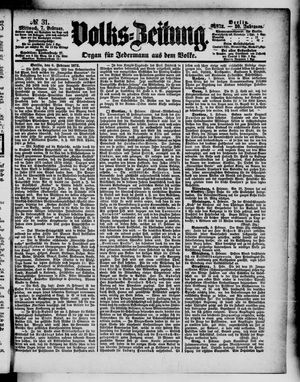 Volks-Zeitung vom 07.02.1872