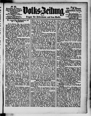 Volks-Zeitung vom 15.02.1872
