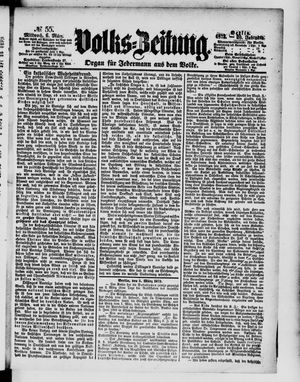 Volks-Zeitung on Mar 6, 1872
