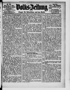 Volks-Zeitung vom 09.03.1872