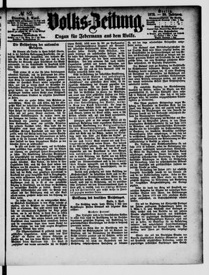 Volks-Zeitung vom 09.04.1872