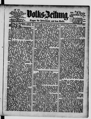 Volks-Zeitung on May 19, 1872