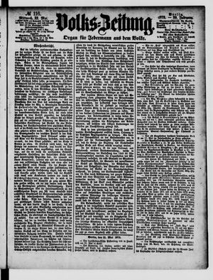 Volks-Zeitung vom 22.05.1872