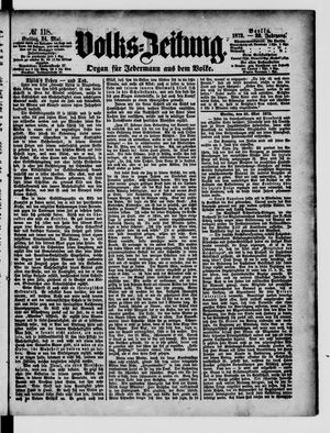Volks-Zeitung vom 24.05.1872