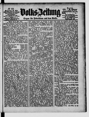 Volks-Zeitung vom 25.05.1872