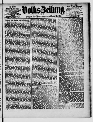 Volks-Zeitung vom 19.06.1872