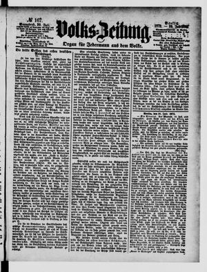 Volks-Zeitung vom 20.07.1872