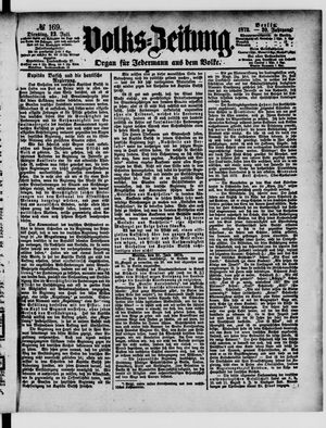 Volks-Zeitung vom 23.07.1872