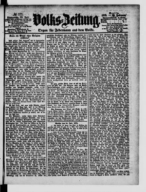 Volks-Zeitung vom 25.07.1872