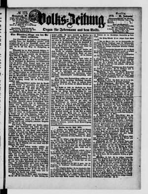 Volks-Zeitung vom 27.07.1872