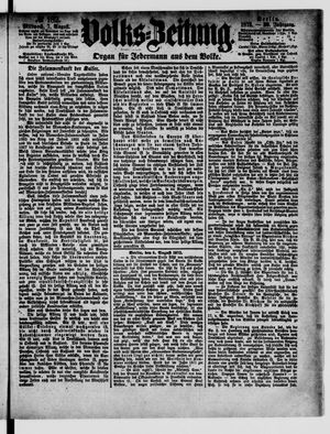 Volks-Zeitung vom 07.08.1872