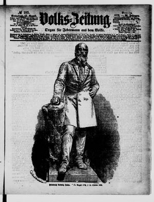 Volks-Zeitung vom 10.08.1872