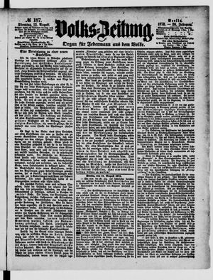 Volks-Zeitung vom 13.08.1872