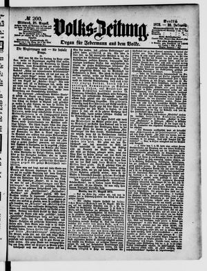 Volks-Zeitung vom 28.08.1872