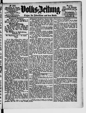 Volks-Zeitung on Aug 31, 1872