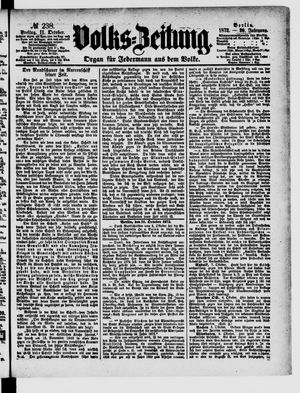 Volks-Zeitung on Oct 11, 1872